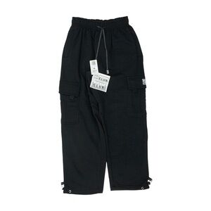 NWT Pro Club Black Cargo Pants with Drawstring S